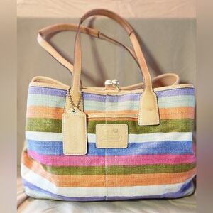 Coach-10th Anniversary Hamptons Archive Carryall Tote